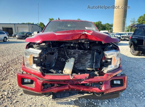 1FTEW1EP0KFC55344 2019 FORD F150 Red Widok z przodu