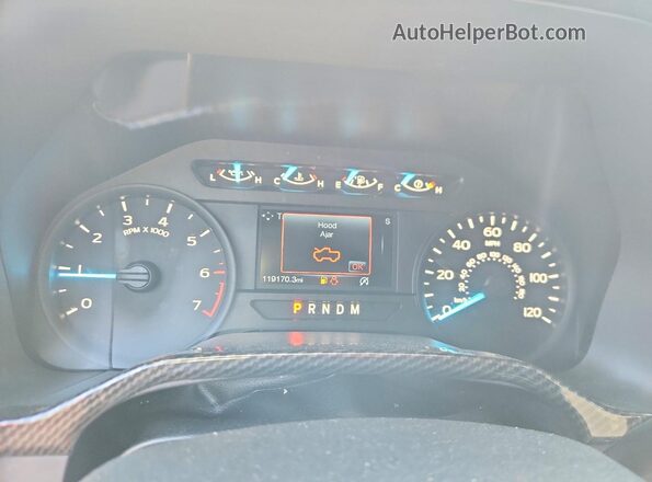 1FTEW1EP0KKC68828 2019 FORD F150 Gray Widok zestawu wskaźników
