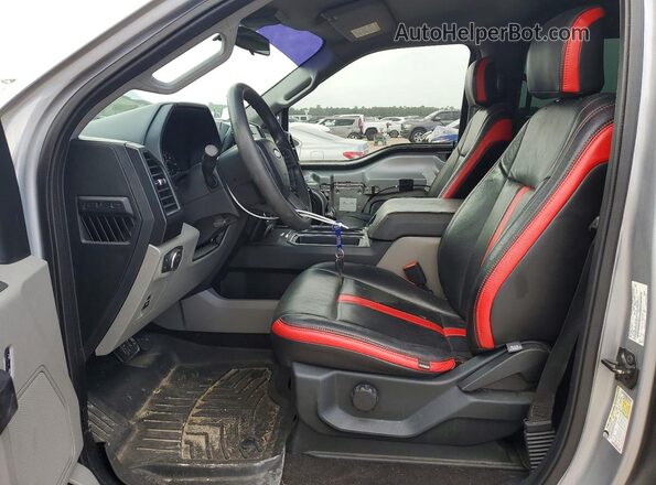1FTEW1EP0LKE87404 2020 FORD F150 Silver Front interior view