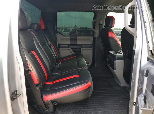 1FTEW1EP0LKE87404 2020 FORD F150 Silver Rear interior view