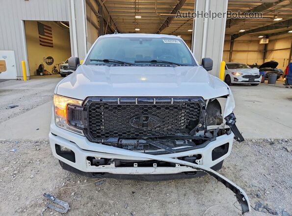 1FTEW1EP0LKE94885 2020 FORD F150 White Widok z przodu