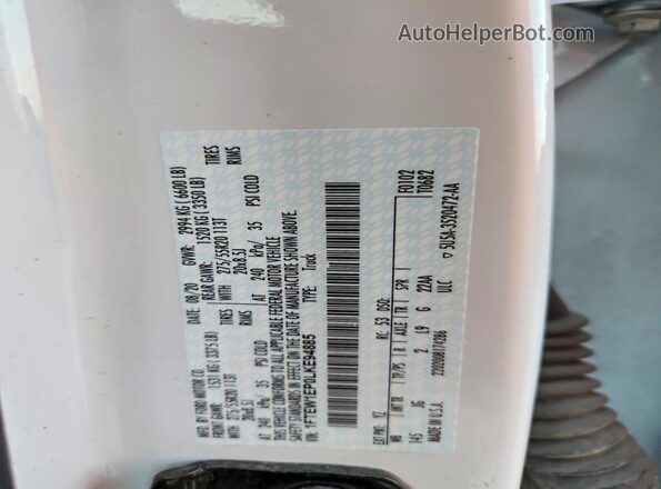 1FTEW1EP0LKE94885 2020 FORD F150 White Widok komory silnika