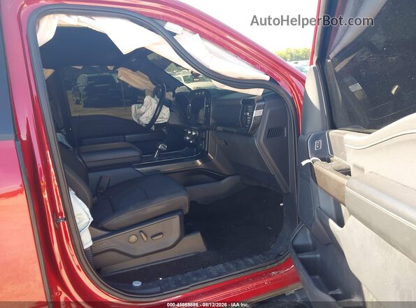 1FTEW1EP0MFD02651 2021 FORD F150 Red წინა სალონის ხედი