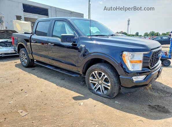 1FTEW1EP0NFC08089 2022 FORD F150 Black წინა მარჯვენა