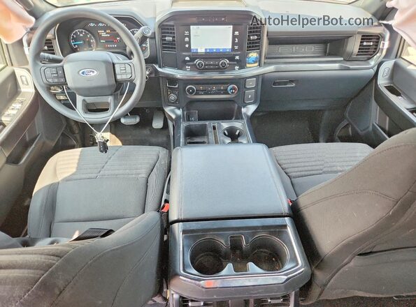 1FTEW1EP0NFC08089 2022 FORD F150 Black წინა პანელის ხედი