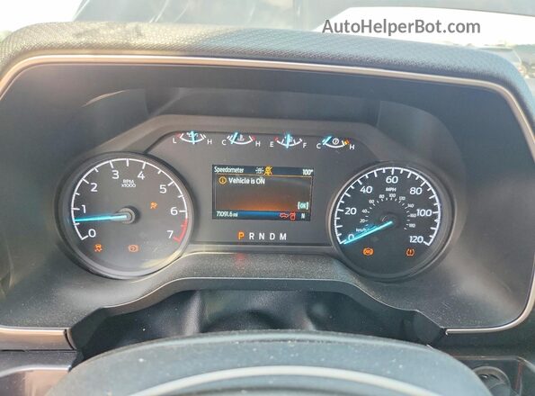 1FTEW1EP0NFC08089 2022 FORD F150 Black ხელსაწყოთა პანელის ხედი