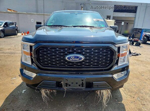 1FTEW1EP0NFC08089 2022 FORD F150 Black წინა ხედი