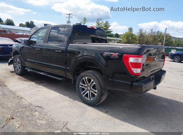 1FTEW1EP0NKD35139 2022 FORD F150 Черный Задняя левая четверть
