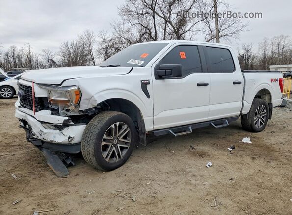1FTEW1EP0NKD53754 2022 FORD F150 White Rear left