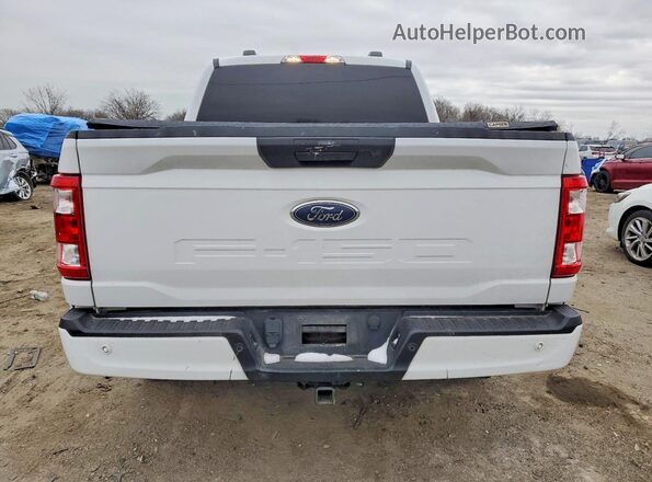 1FTEW1EP0NKD53754 2022 FORD F150 White Dashboard view