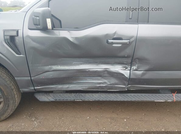 1FTEW1EP0NKE69651 2022 FORD F150 Gray წინა ხედი