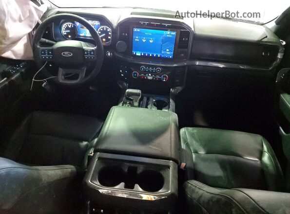 1FTEW1EP0PFD32298 2023 FORD F150 Silver Dashboard view