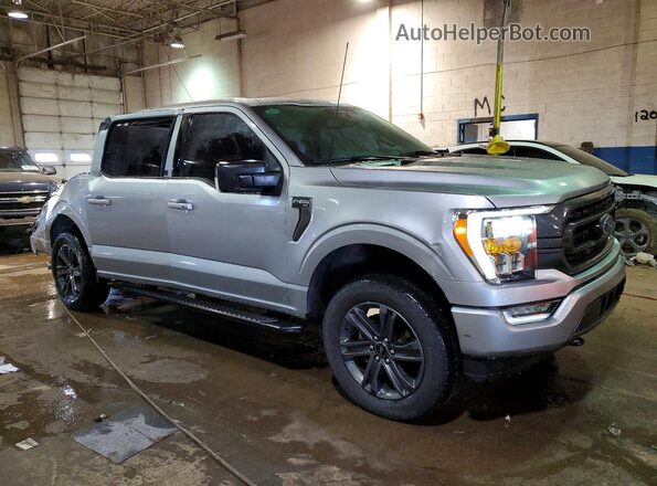 1FTEW1EP0PFD32298 2023 FORD F150 Silver Front right