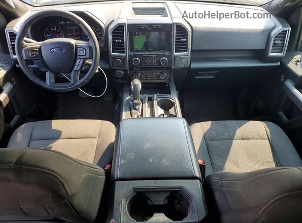1FTEW1EP1GFD01013 2016 FORD F150 Синий Вид панели приборов