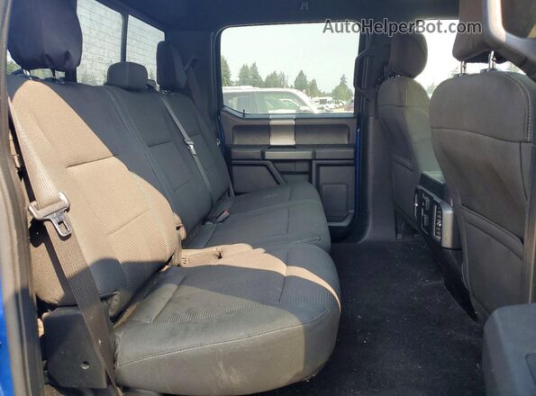 1FTEW1EP1GFD01013 2016 FORD F150 Синий Вид задних сидений
