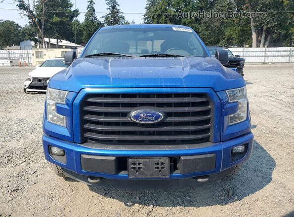 1FTEW1EP1GFD01013 2016 FORD F150 Синий Вид спереди