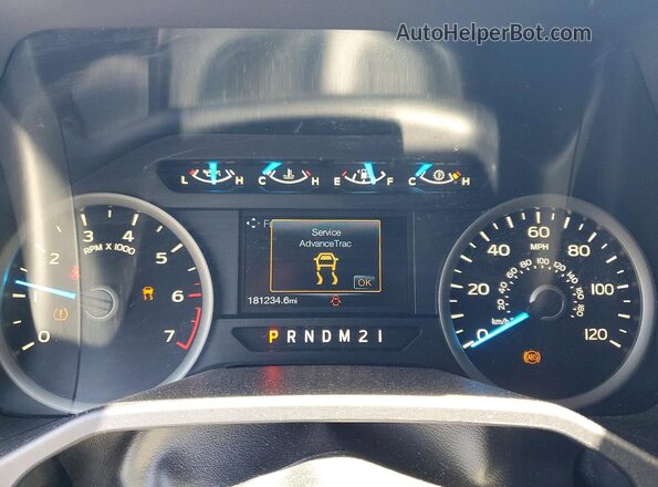 1FTEW1EP1GKE65529 2016 FORD F150 Red Vista del cuadro de instrumentos