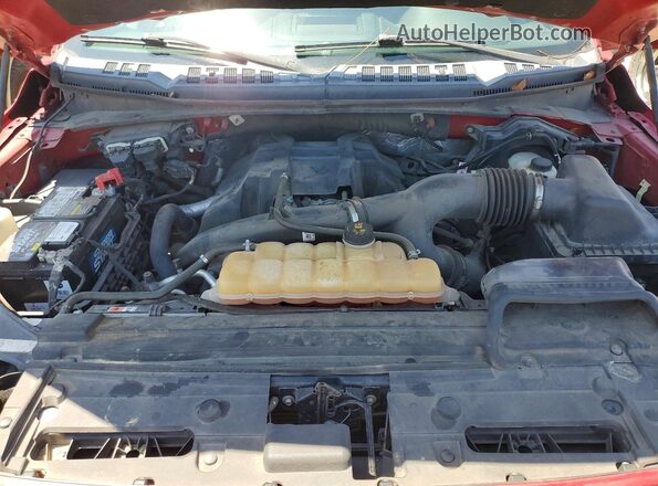 1FTEW1EP1GKE65529 2016 FORD F150 Red Vista interior trasera