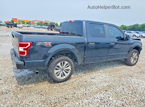 1FTEW1EP1JFA29554 2018 FORD F150 Черный Задняя правая четверть