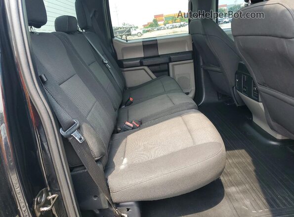 1FTEW1EP1JFA29554 2018 FORD F150 Черный Вид задних сидений