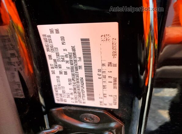 1FTEW1EP1JFA29554 2018 FORD F150 Черный Вид подкапотного пространства