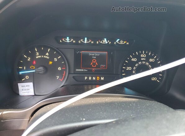 1FTEW1EP1JFA29554 2018 FORD F150 Черный Вид щитка приборов
