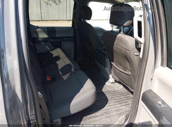 1FTEW1EP1JFE09557 2018 FORD F150 Gray VIN կոդի պիտակի տեսք