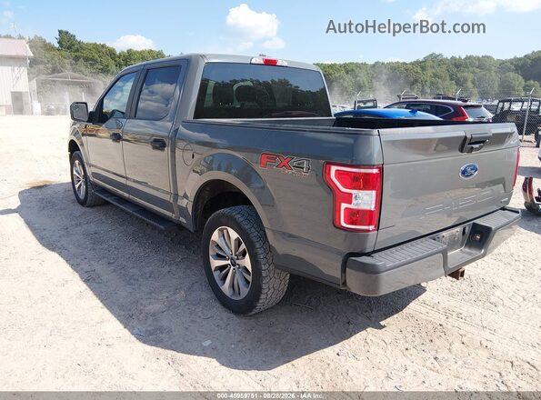 1FTEW1EP1JFE09557 2018 FORD F150 Gray Հետևի ձախ