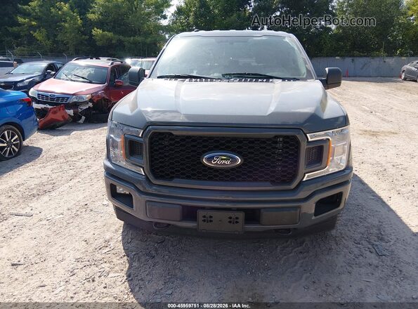1FTEW1EP1JFE09557 2018 FORD F150 Gray Սարքավորումների վահանակի տեսք