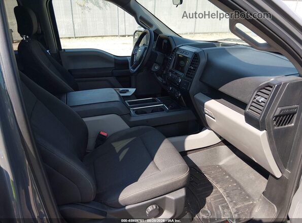 1FTEW1EP1JFE09557 2018 FORD F150 Gray Սալոնի դիմացի տեսք