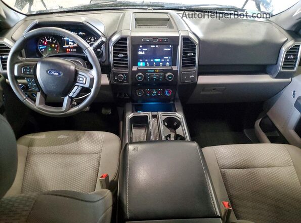 1FTEW1EP1JFE45779 2018 FORD F150 Black Առջևի վահանակի տեսք