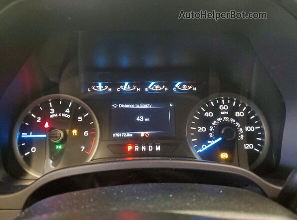 1FTEW1EP1JFE45779 2018 FORD F150 Black Սարքավորումների վահանակի տեսք