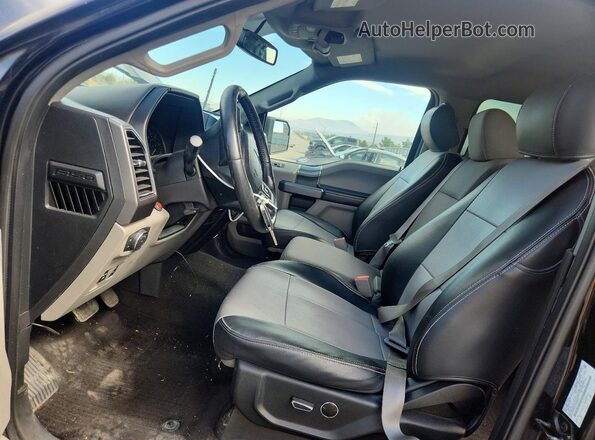 1FTEW1EP1JKC50207 2018 FORD F150 Black Սալոնի դիմացի տեսք