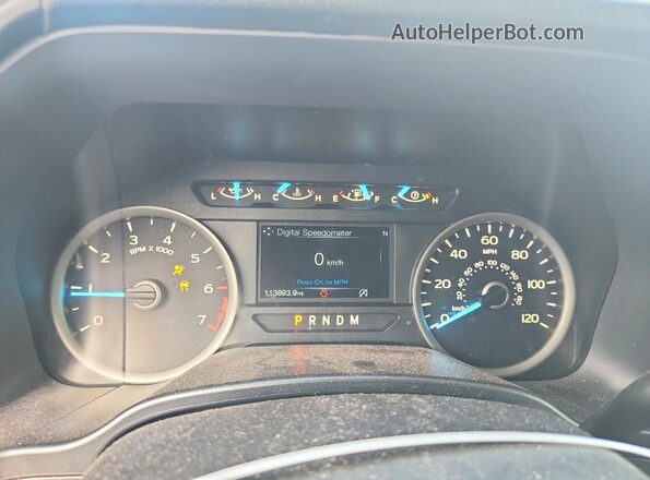 1FTEW1EP1JKC50207 2018 FORD F150 Black Սարքավորումների վահանակի տեսք