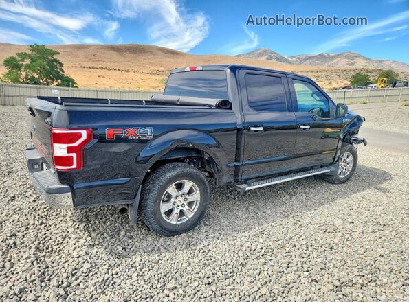 1FTEW1EP1JKC50207 2018 FORD F150 Black Հետևի աջ