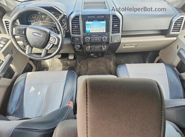 1FTEW1EP1JKC50207 2018 FORD F150 Black Առջևի վահանակի տեսք