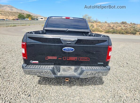 1FTEW1EP1JKC50207 2018 FORD F150 Black Հետևի տեսք