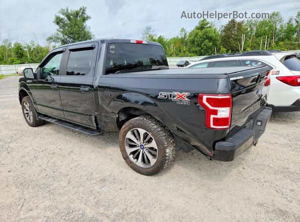 1FTEW1EP1KFB42258 2019 FORD F150 Black Задня ліва чверть