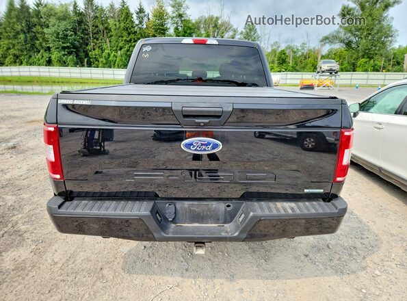 1FTEW1EP1KFB42258 2019 FORD F150 Black Вид ззаду