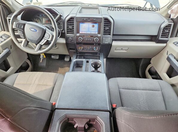 1FTEW1EP1KFB42258 2019 FORD F150 Black Вид панелі приладів