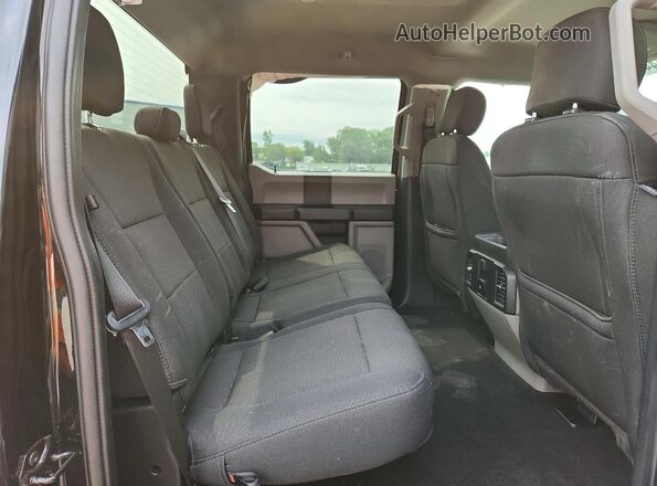 1FTEW1EP1KFB42258 2019 FORD F150 Black Вид задніх сидінь