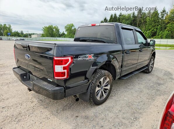 1FTEW1EP1KFB42258 2019 FORD F150 Black Задня права чверть