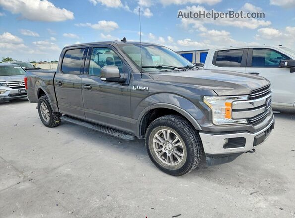 1FTEW1EP1KKD58926 2019 FORD F150 Серый Передняя правая четверть