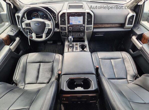 1FTEW1EP1KKD58926 2019 FORD F150 Серый Вид панели приборов