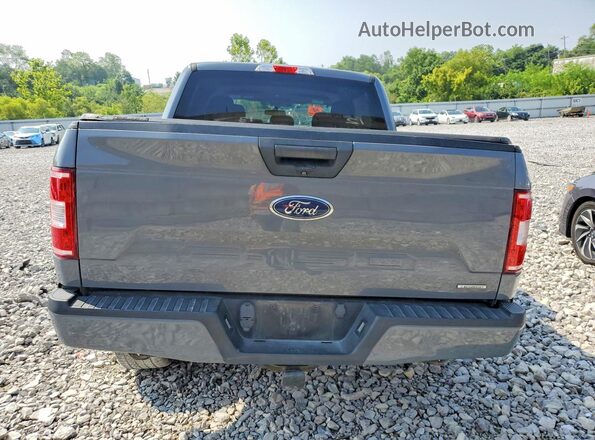 1FTEW1EP1KKE45578 2019 FORD F150 Gray Rear view