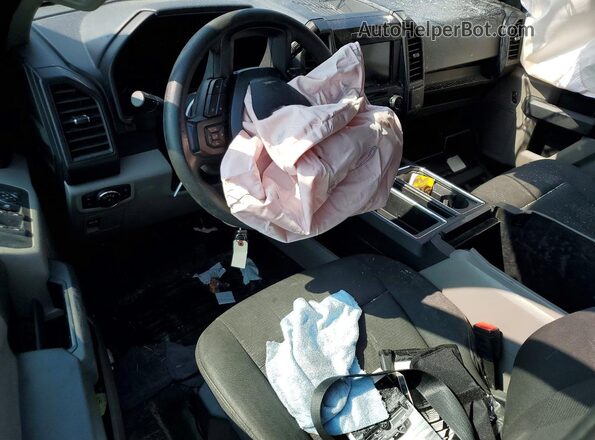 1FTEW1EP1KKE45578 2019 FORD F150 Gray Dashboard view