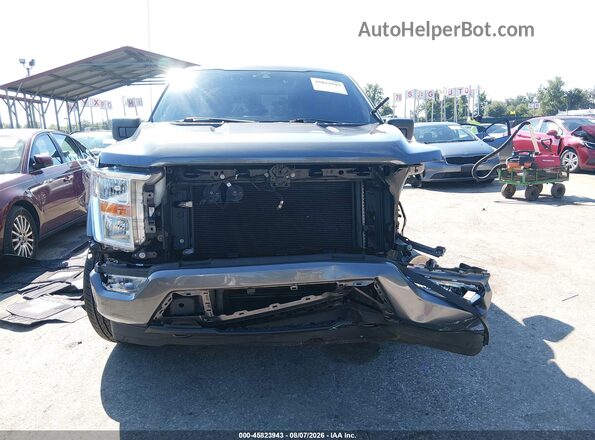 1FTEW1EP1MFA02360 2021 FORD F150 Gray Instrument cluster view