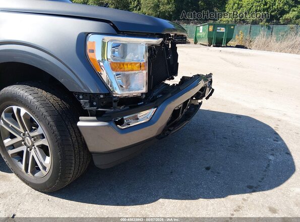 1FTEW1EP1MFA02360 2021 FORD F150 Gray 