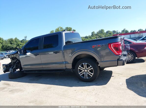 1FTEW1EP1MFA02360 2021 FORD F150 Gray 360 interior view