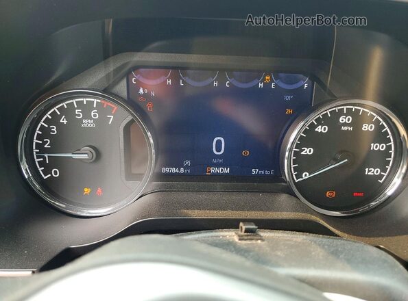 1FTEW1EP1MFB56535 2021 FORD F150 Gray ხელსაწყოთა პანელის ხედი